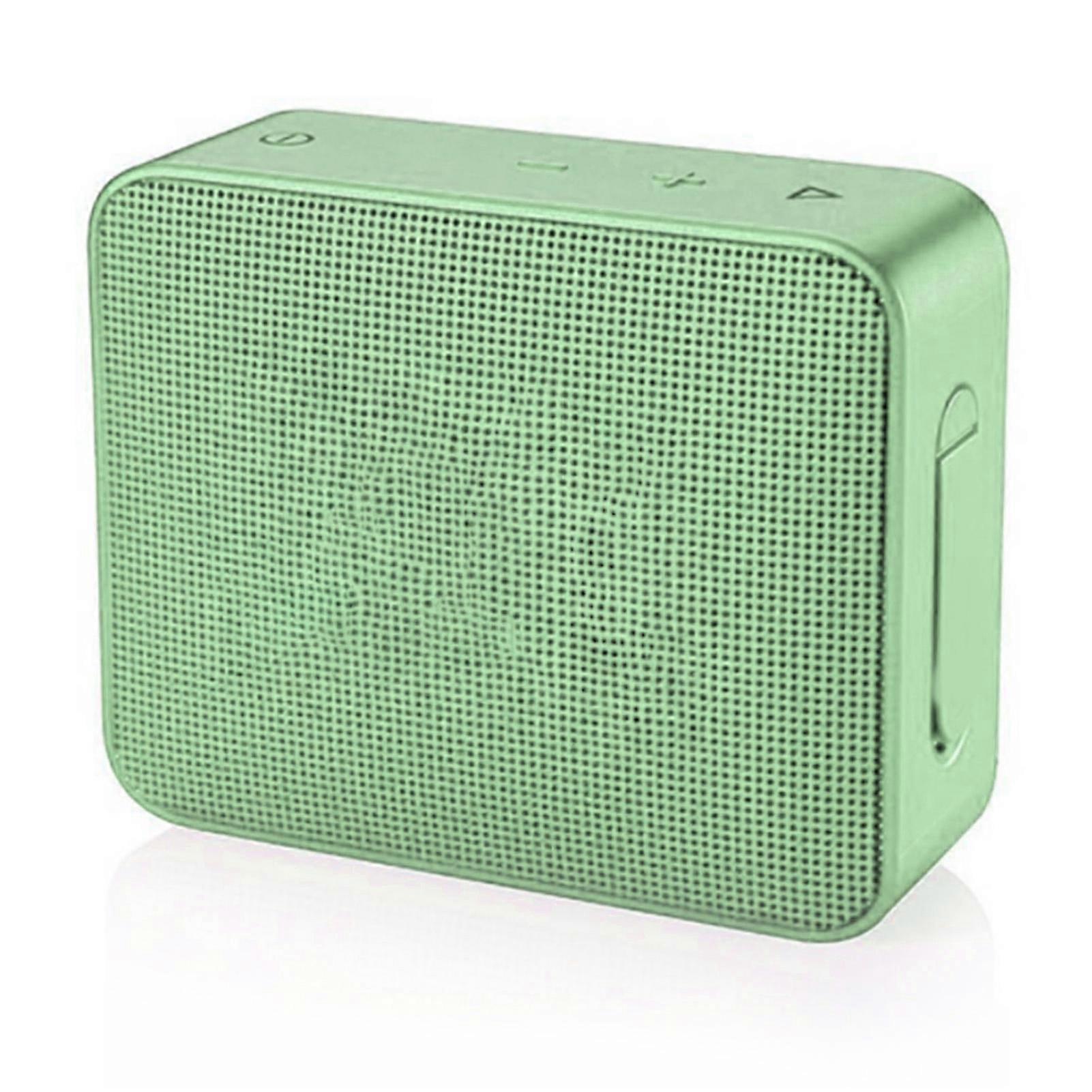 Mint Green Mini Portable Bluetooth Speaker with HiFi Stereo Bass for Travel and Home Use