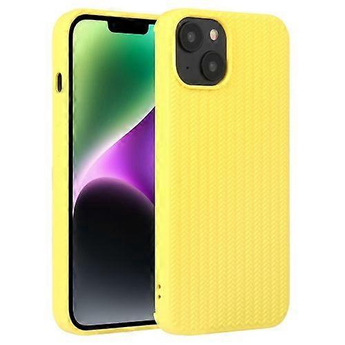 For iPhone 15 Weave Texture Silicone Phone Case