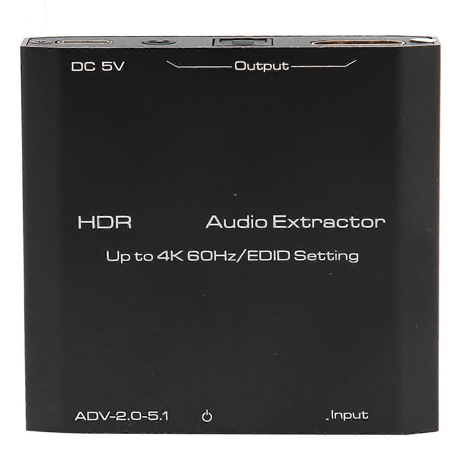 HDR HD Multimedia Interface Sound Extractor Support 4K 60Hz EDID Setting Converter for HDCP Digital