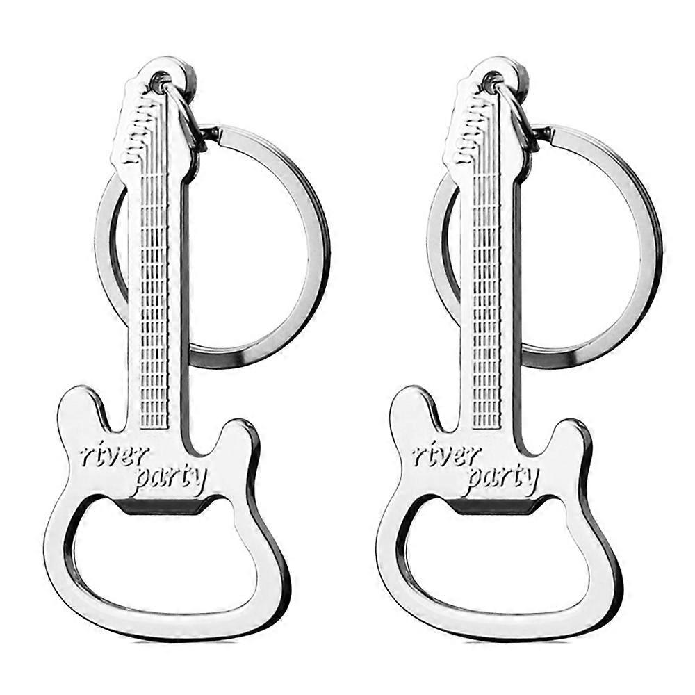 2 st gitarr flasköppnare kreativ musik ölöppnare, flasköppnare för musik gitarrälskare