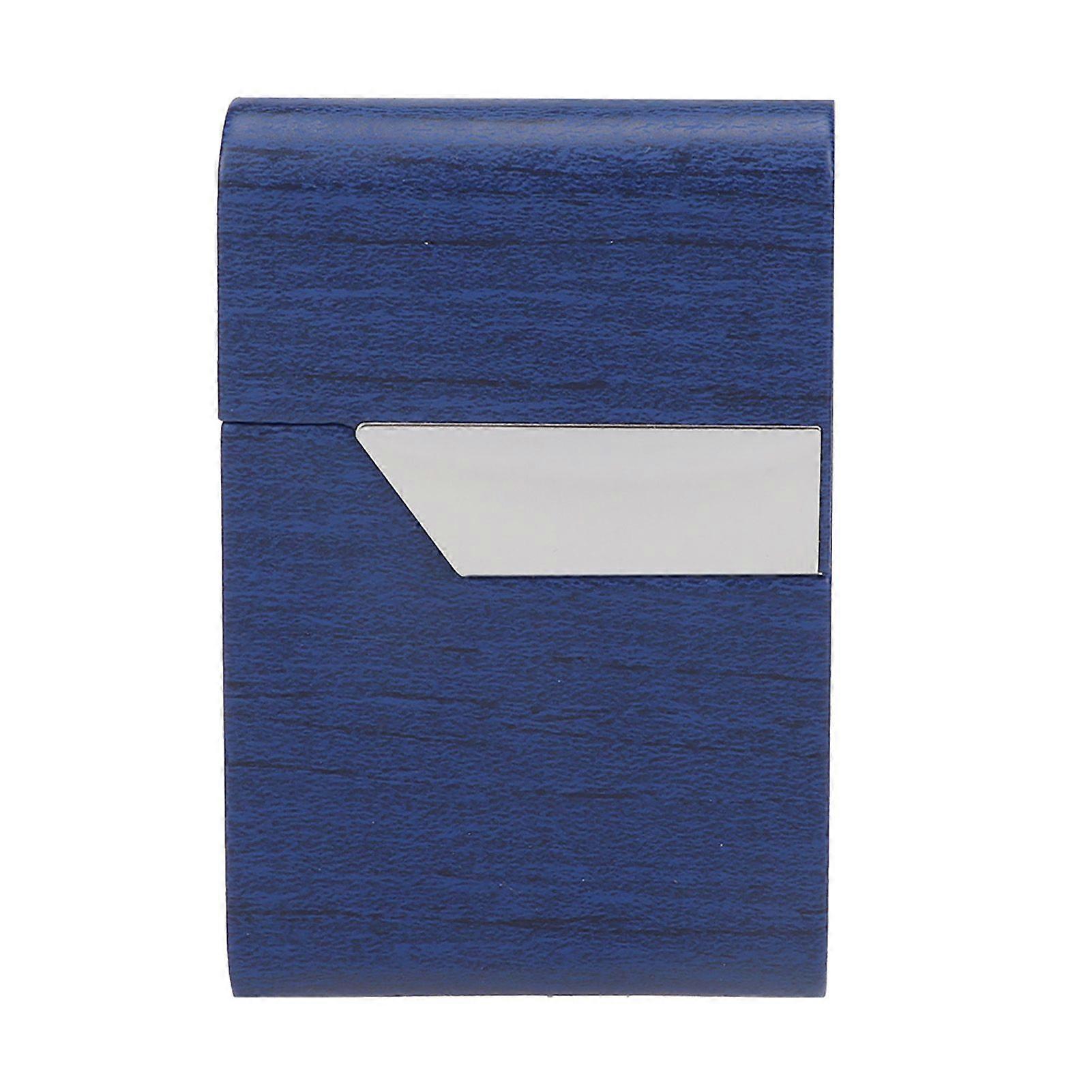 1 Stück Slim Multifunktionale Zigarre Zigaretten Aufbewahrung Kartenetui Tasche Box Hält 7 Stück Zigarren (Blau) 9,5 * 6 * 1,5 cm