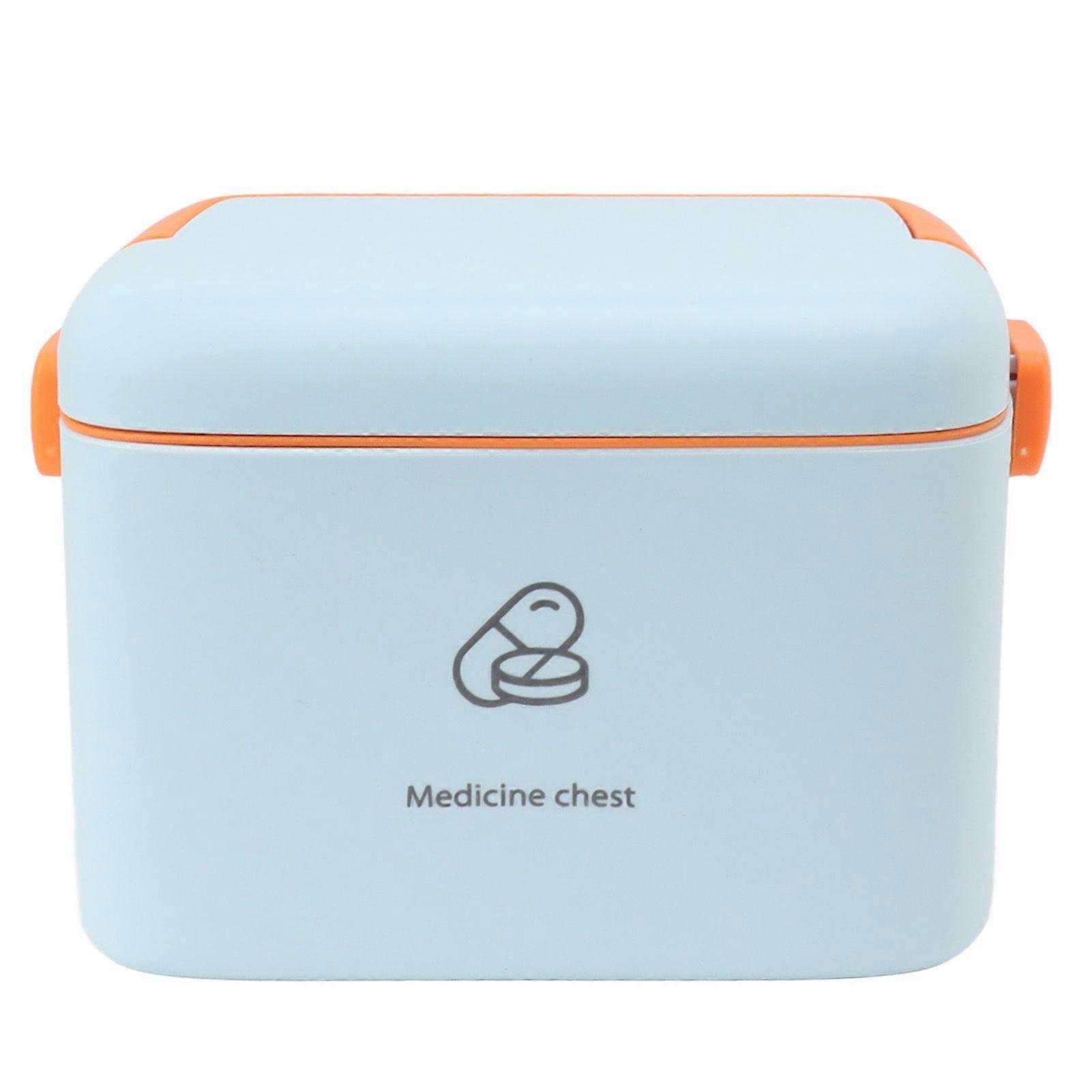 Large Medicine Storage Box Organizer Container Family Emergency Medicine Case with Removable Tray Type A