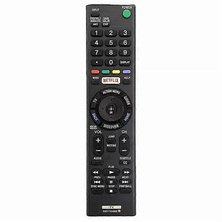 RMT-TX100B Compatible For Sony TV Remote Control Television Replacement Handheld Controller