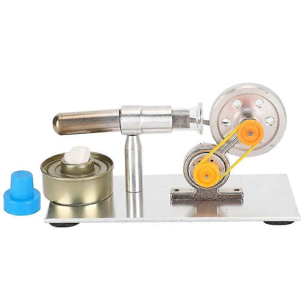 Stirling Engine Generator Motor - Single Cylinder, Hot Power, compatible with Science Experiment Toy