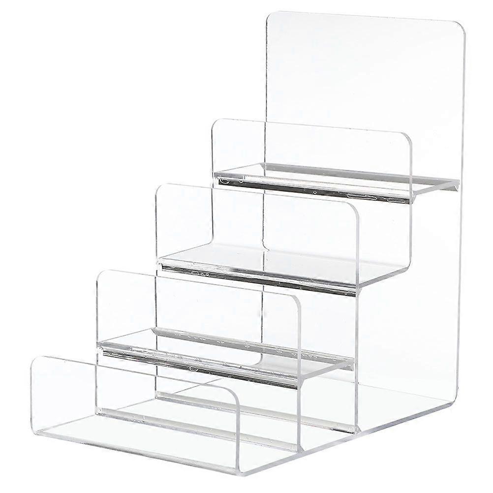 Clear Acrylic Multi-Tier Display Stand Ακρυλικό Riser Display Shelf Ακρυλικό πορτοφόλι Display Organizer