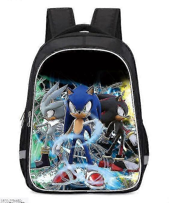 Sonic Super Mario School Bag Kids Backpack-3