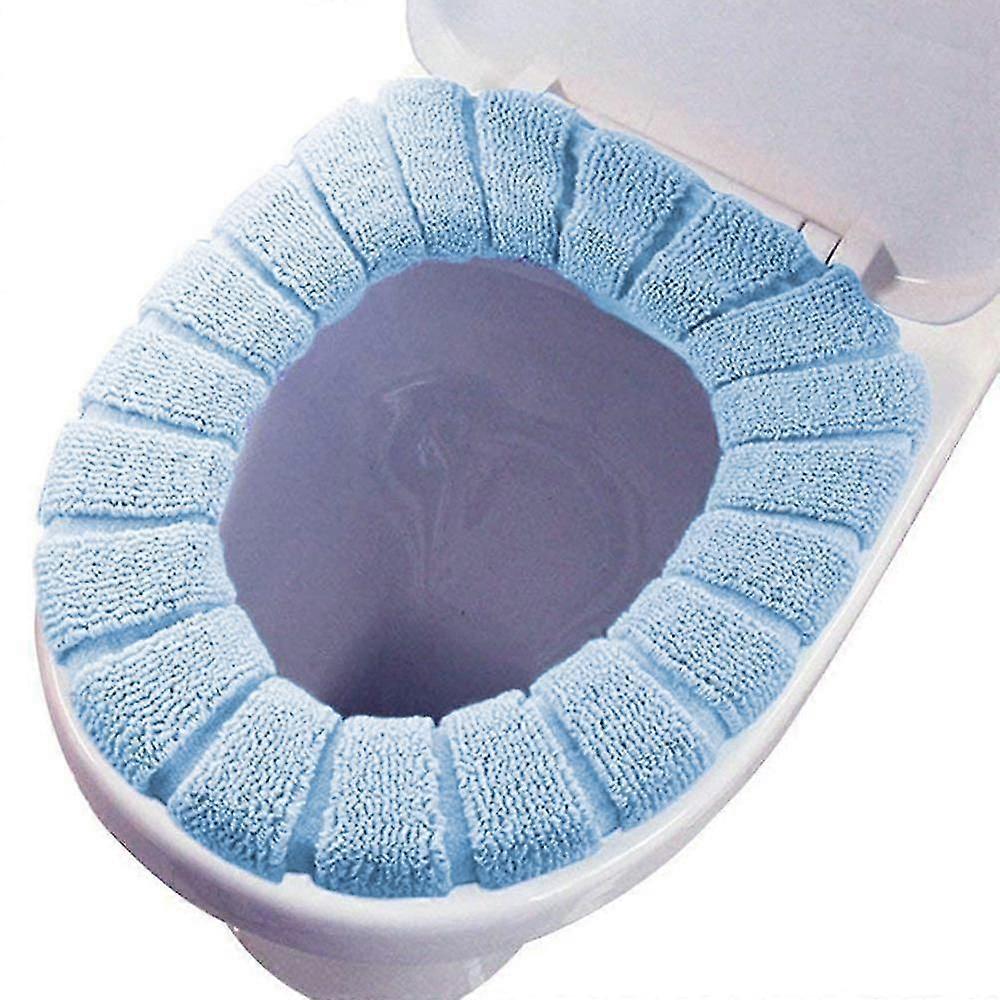 4 stücke Bad Wärmer Dehnbar Waschbar Tuch Wc Sitz Abdeckung Pads