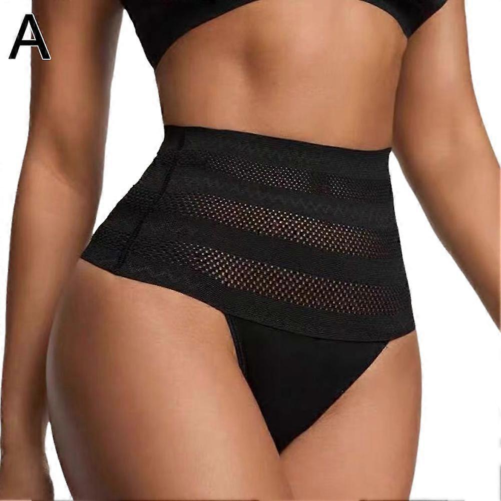 Large Size High Waist Thong High Elasticity Body Shaping and Tummy Tuck Panties