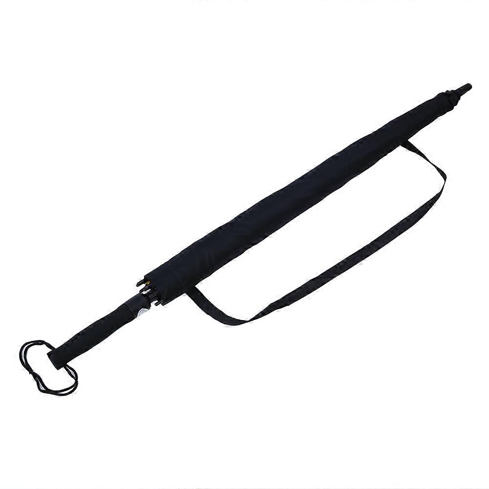 Large Double Canopy Windproof Straight Umbrella for Sun Protection, Rain Resistance, and Enhanced Durability