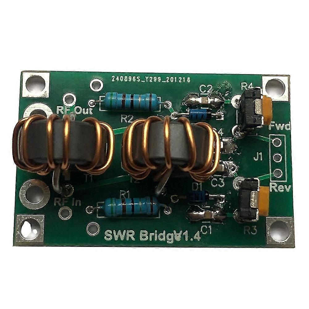 1 Set 1.8M-30MHz SWR Bridge 1.4 Assembly Kits Electronic Components RF SWR Reflection Bridge for RF Network Finished