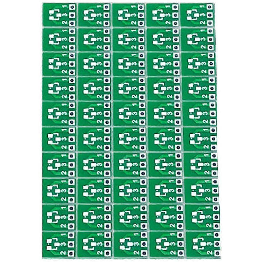 50Pcs SOT23 SOT23-3 Turn SIP3 Double-Side SMD Turn DIP SIP3 Adapter Converter Plate SOT SIP IC Socket PCB Board DIY Kit