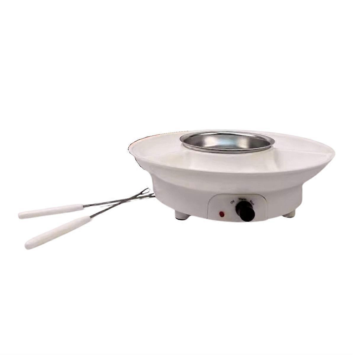 Electric Fondue Set, with Fork, Chocolate Melting Pot, Chocolate Melting Candy Melting Fondue Pot U