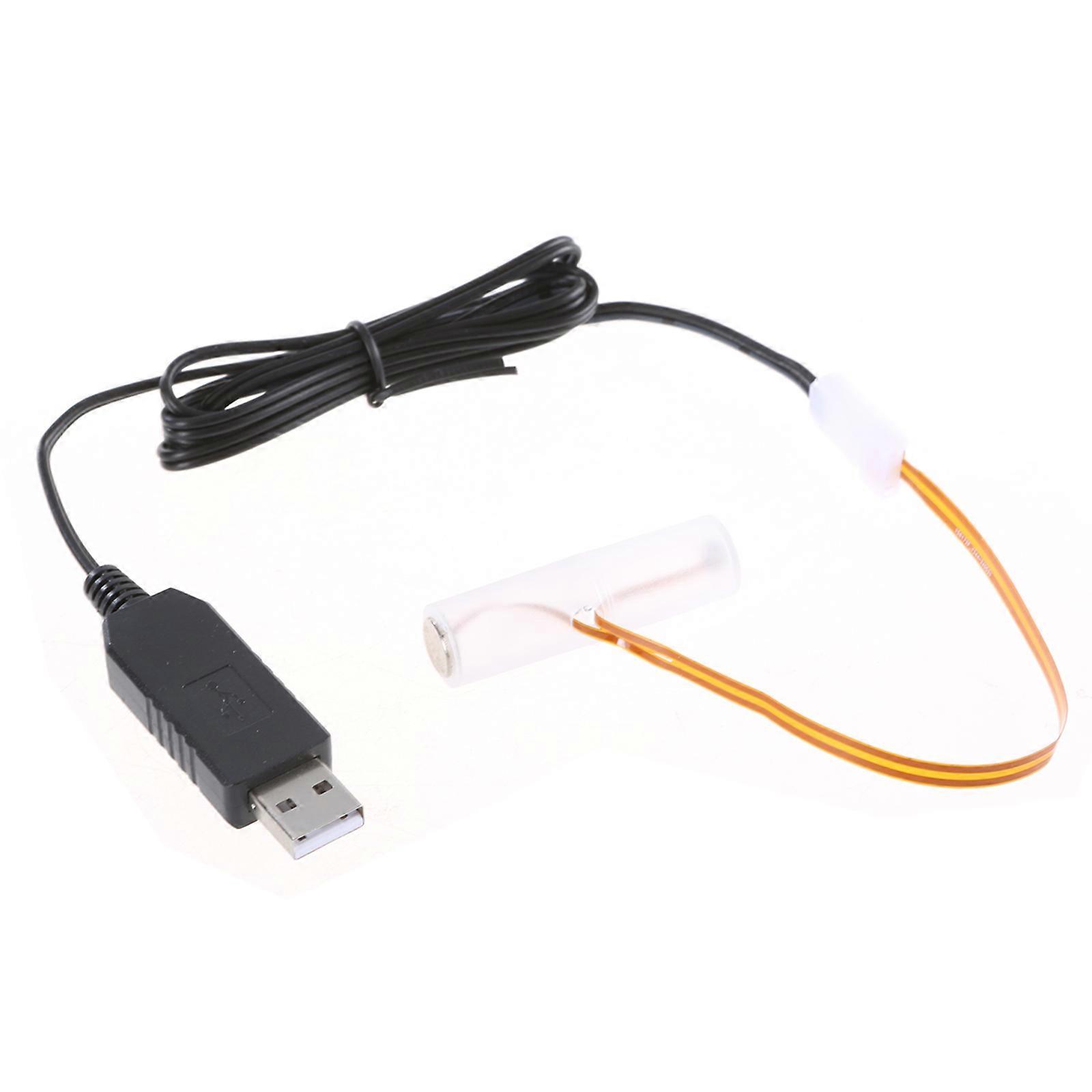 USB AA Battery Eliminators Replace 1Pc 1.5V Batteries Power Supply Adapter for LED Light Thermostat Table Lamp