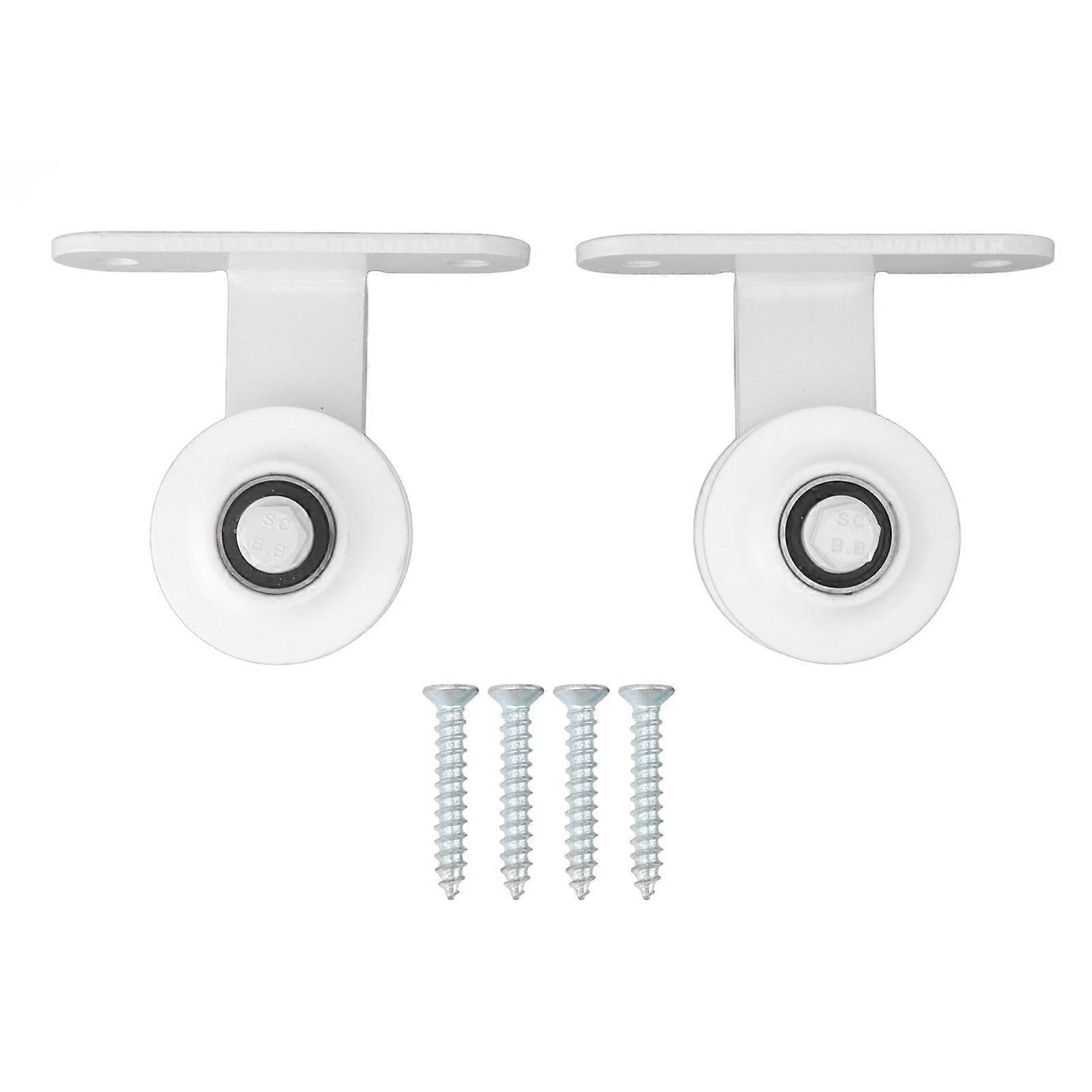 2 Packs Pulley Block Heavy Duty Smooth Sliding Silent Lifting Pulley Block for Gate Gym Equipment