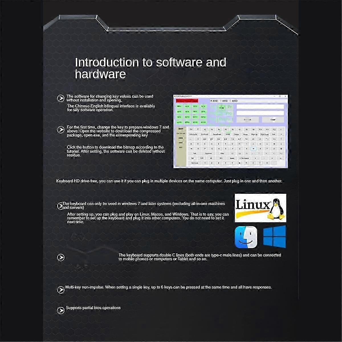3 Keys Macro Programming Mini Keyboard for Photoshop Gaming Hotswap Programming Keypad Copy Paste Macropad White Type B