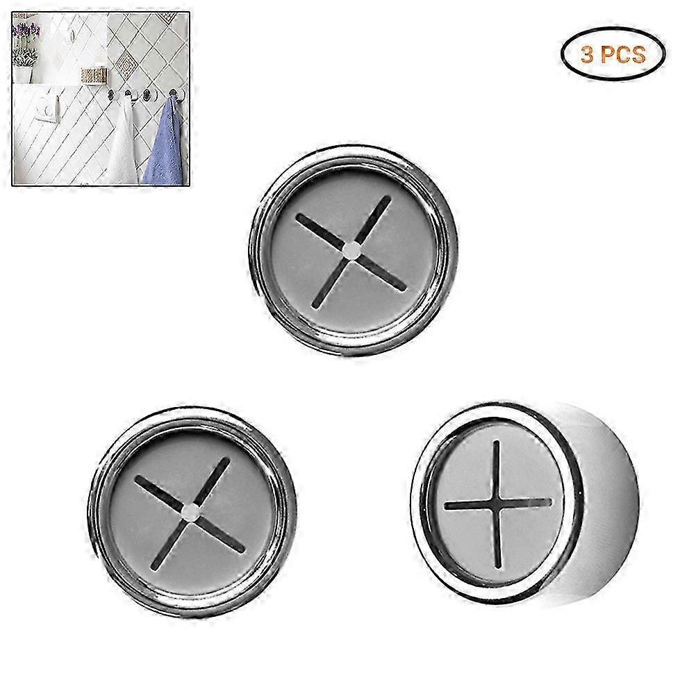 3Pcs Kitchen Towel Hooks Self Adhesive Towel Hooks for Bathroom Shower Kitchen