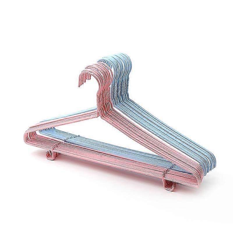 Set of 20pcs simple pretty practical durable hangers,40*21cm(pink,blue)