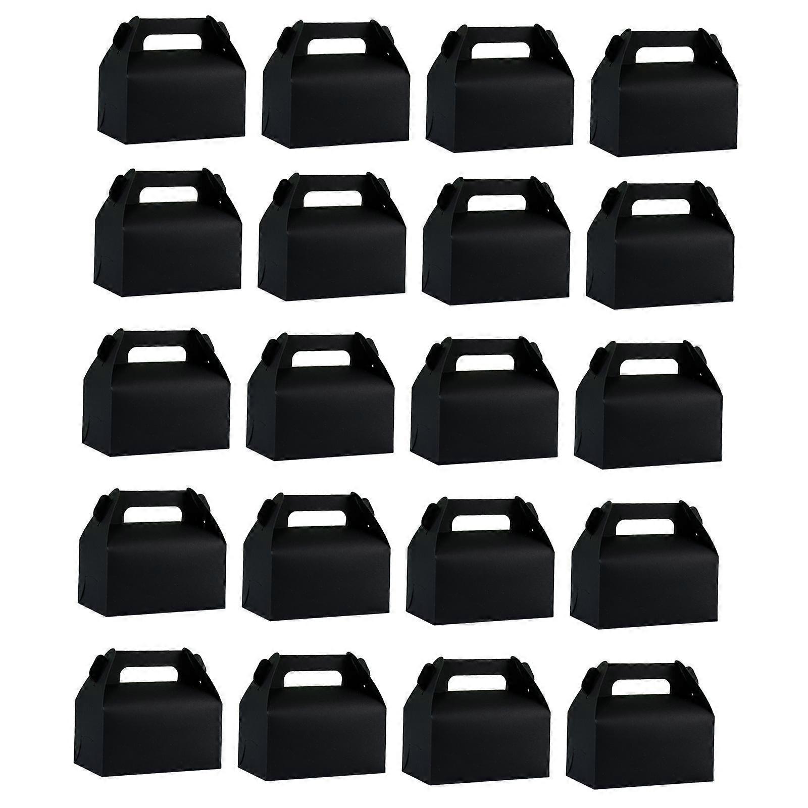20 Pieces Bakery Cake Boxes with Handle Multipurpose Bakery Gift Boxes Cookie