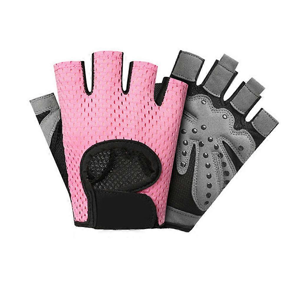 Workout Gloves, Breathable Fingerless Gym Gloves