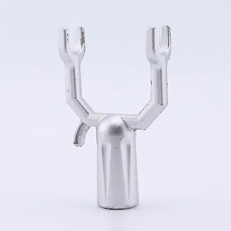 Alloy Clothes Drying Fork, 1 Pack, Silver