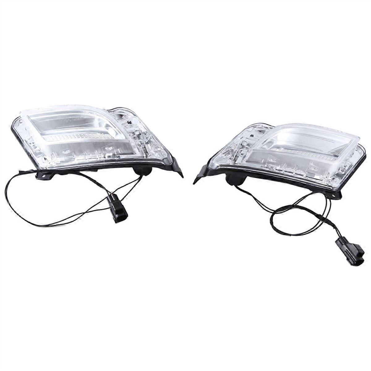 1Pair Front Position Light Indicator Light 31278558 31278557 for S60 11-13 LED Daytime Running Parki