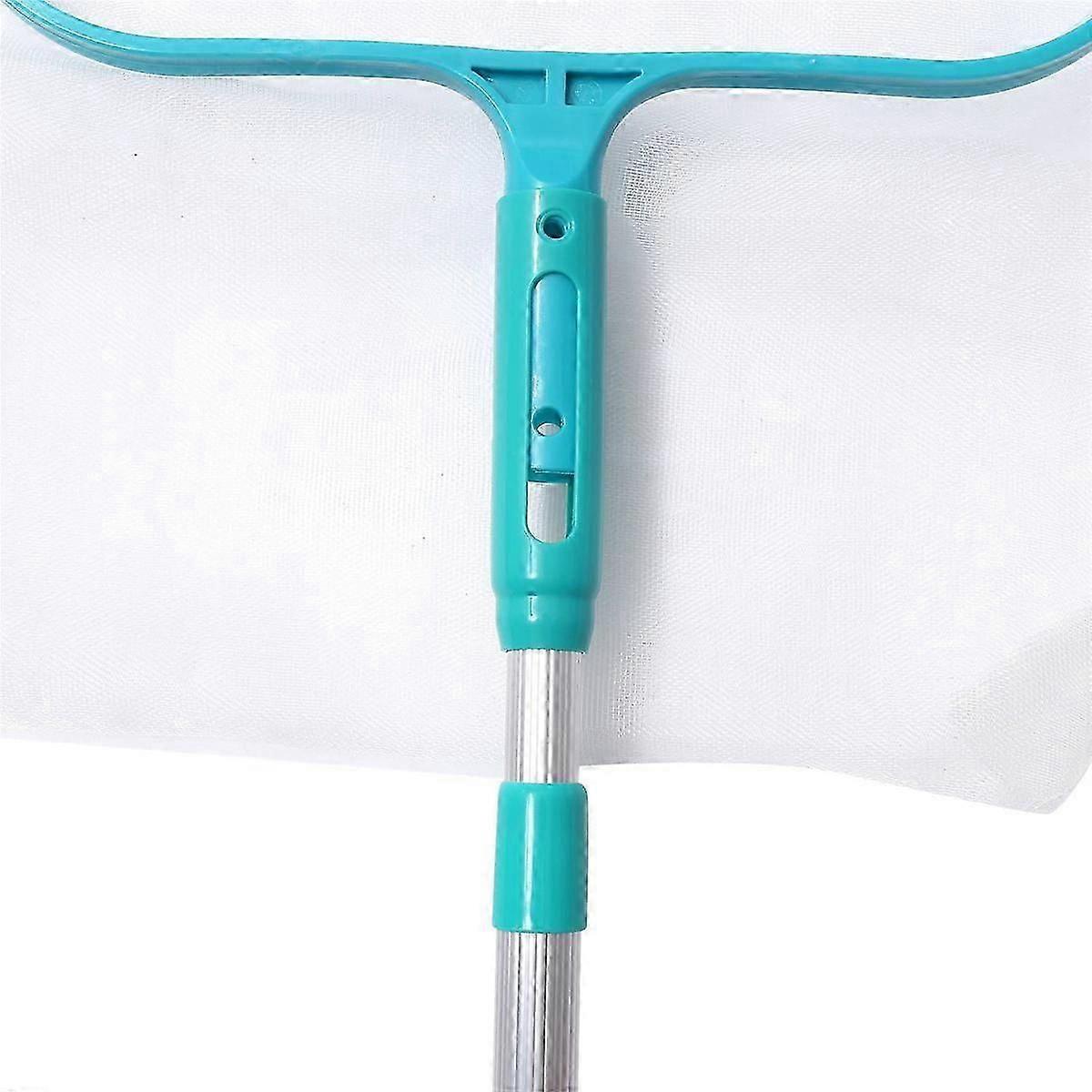 Pool Leaf Skimmer Net,with 3 Sections Telescopic Pole&Fine Mesh Pool Net,Pool Cleaning Tool for Rem
