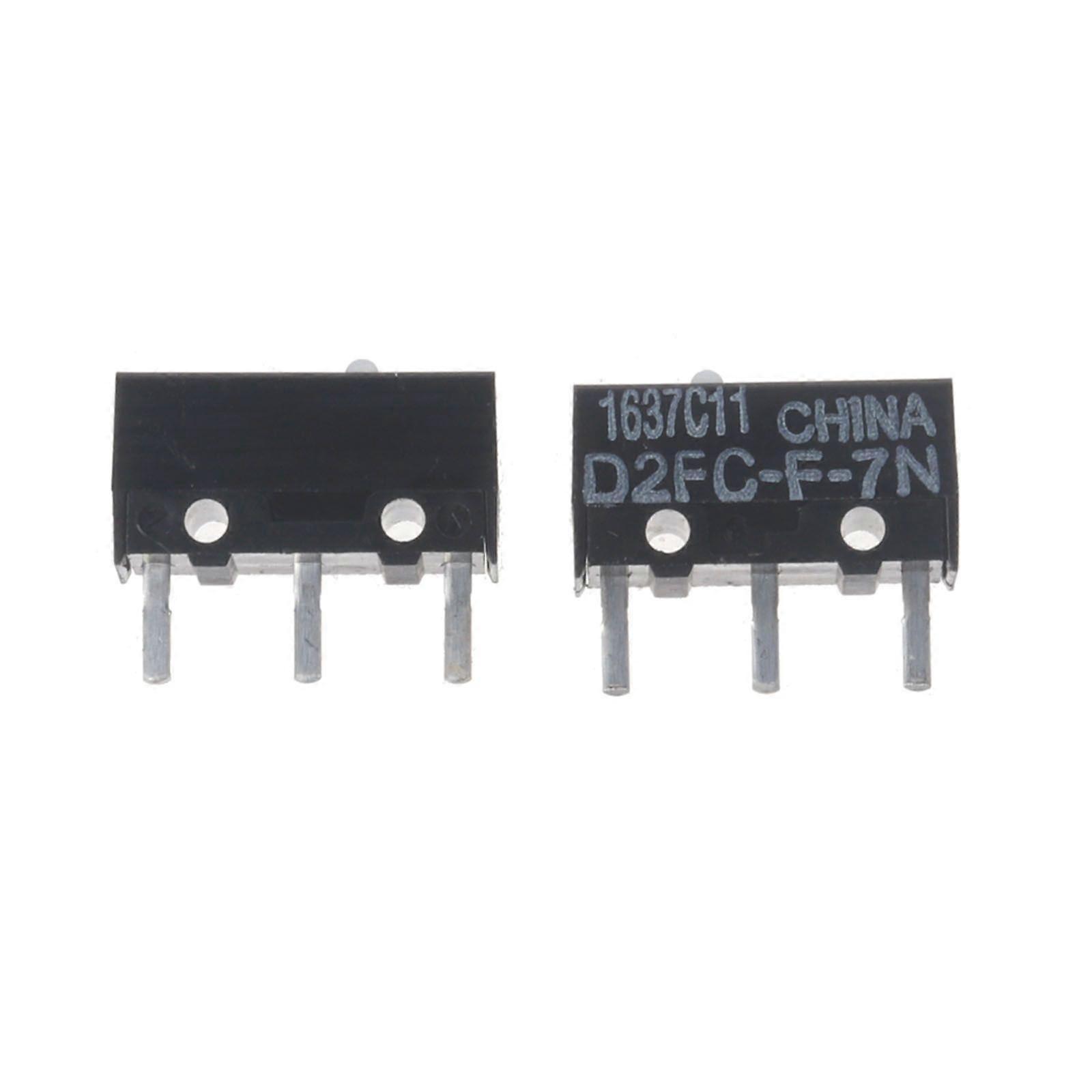 2Pcs Mouse Micro Switch D2FC-F-7N Mouse Button Fretting D2FC-E-7N