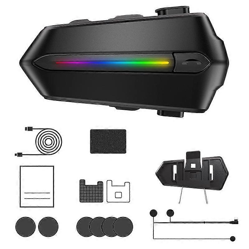 C5S IPX6 Waterproof CVC Noise Reduction Motorcycle Helmet Bluetooth Headset