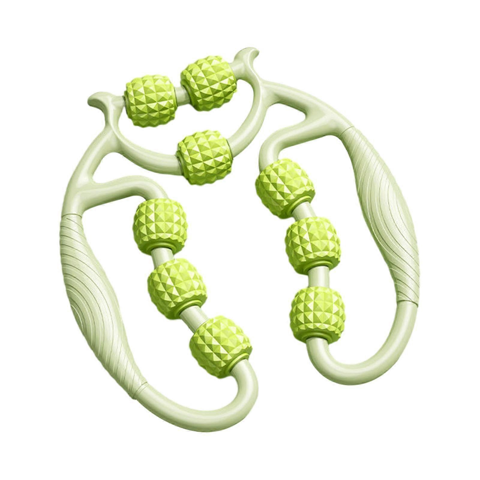 Muscle Relief Arm and Leg Roller Massager for Home Gym, Green Foam, Portable Size, Durable Design