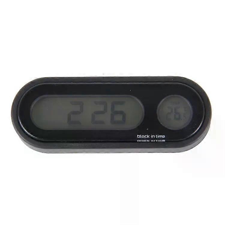 Digital Thermometer Clock-Multi-Function LCD Temperature Monitor