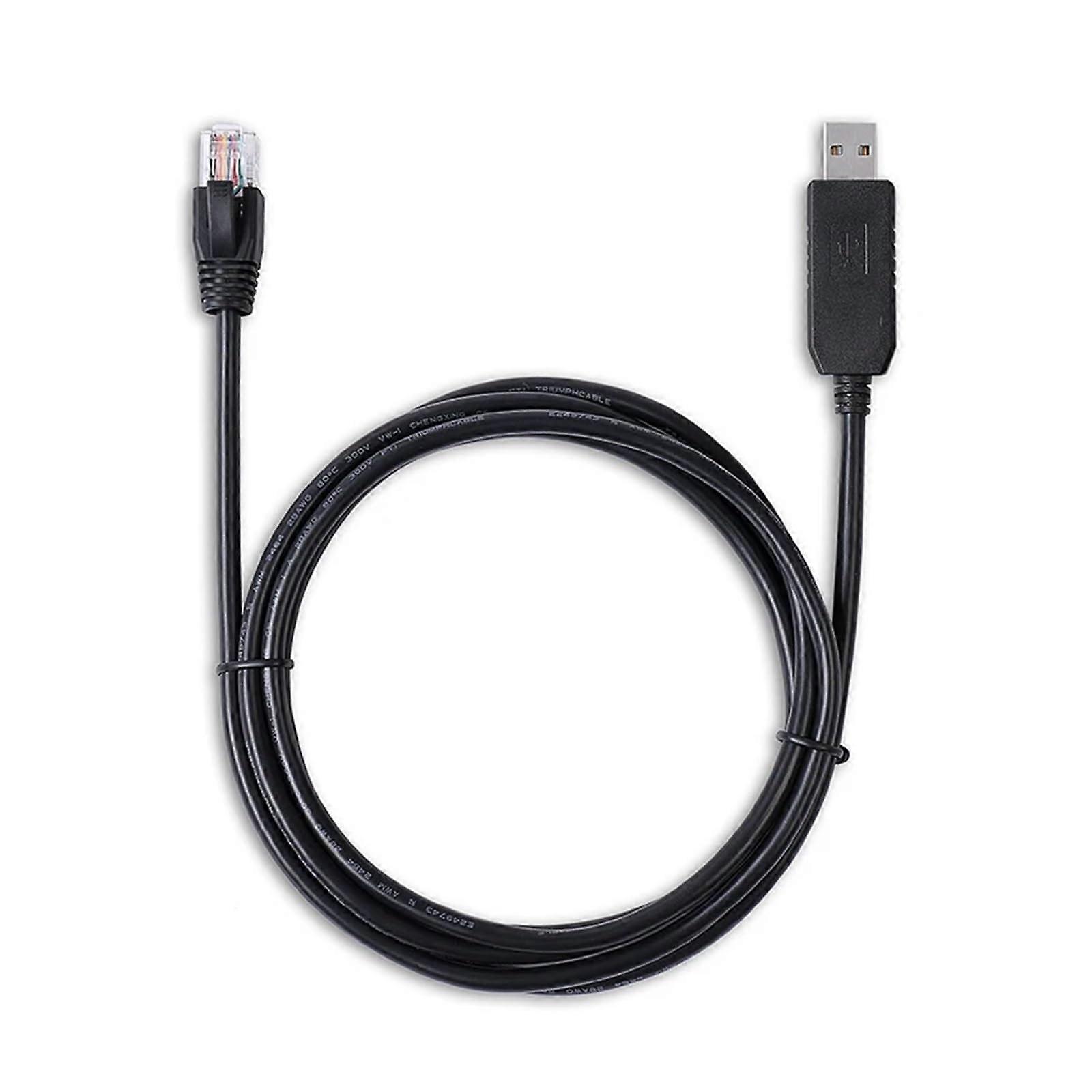 Inverter RS232 PC Communication Cable FT231XS USB RS232 to RJ45 8P8C Monitoring Cable(1.8M)