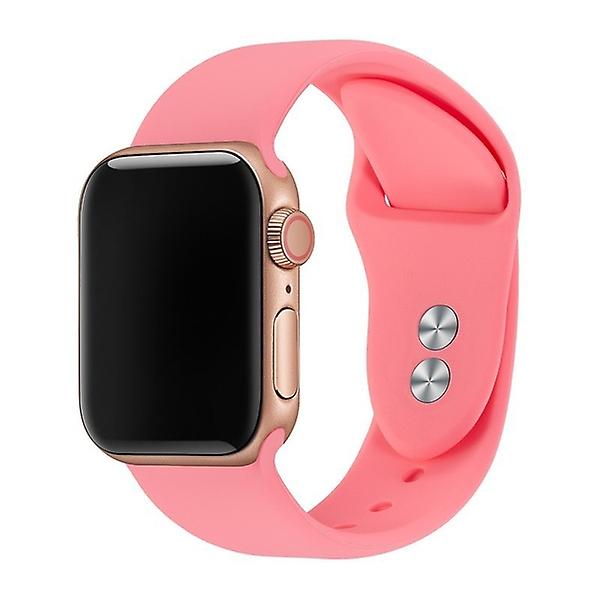 Nytt 45/41/38/40/42/44mm Silikon Sport Replacement Strap Band för Iwatch Series7 6 Se 5 4 3 2 1 För Kvinnor Flickor Pojkar Män