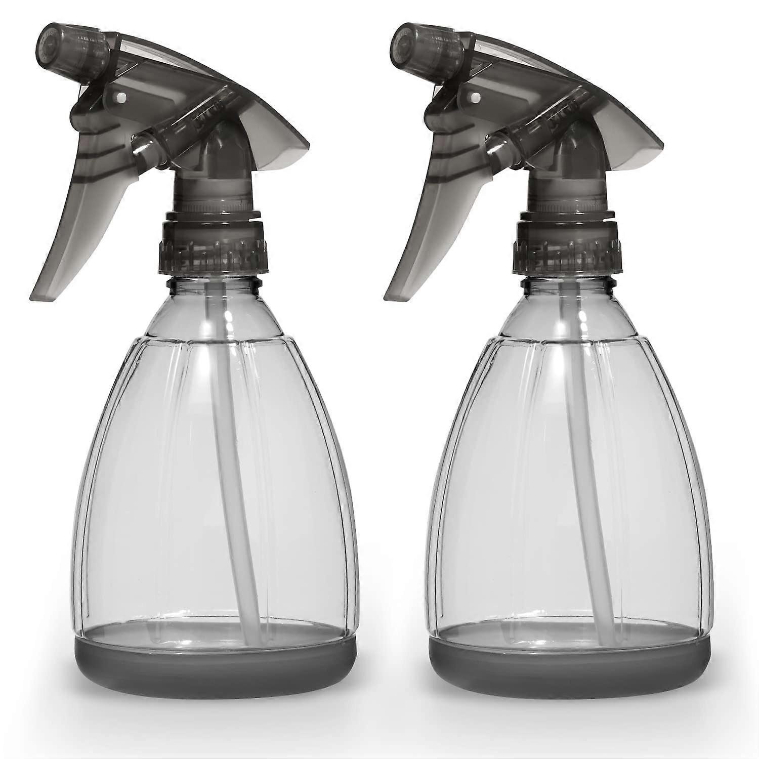 Plastic Spray Bottle, 12 oz | Leak Proof, Empty, Trigger Handle, Adjustable Output, Refillable