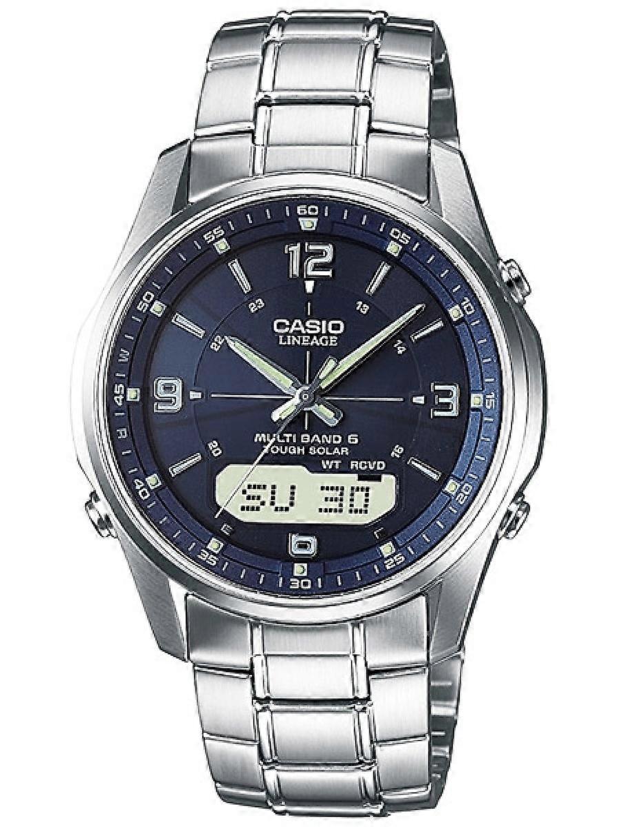Casio stříbrná nerezová ocel Funkuhr LCW-M100DSE-2AER pánské hodinky