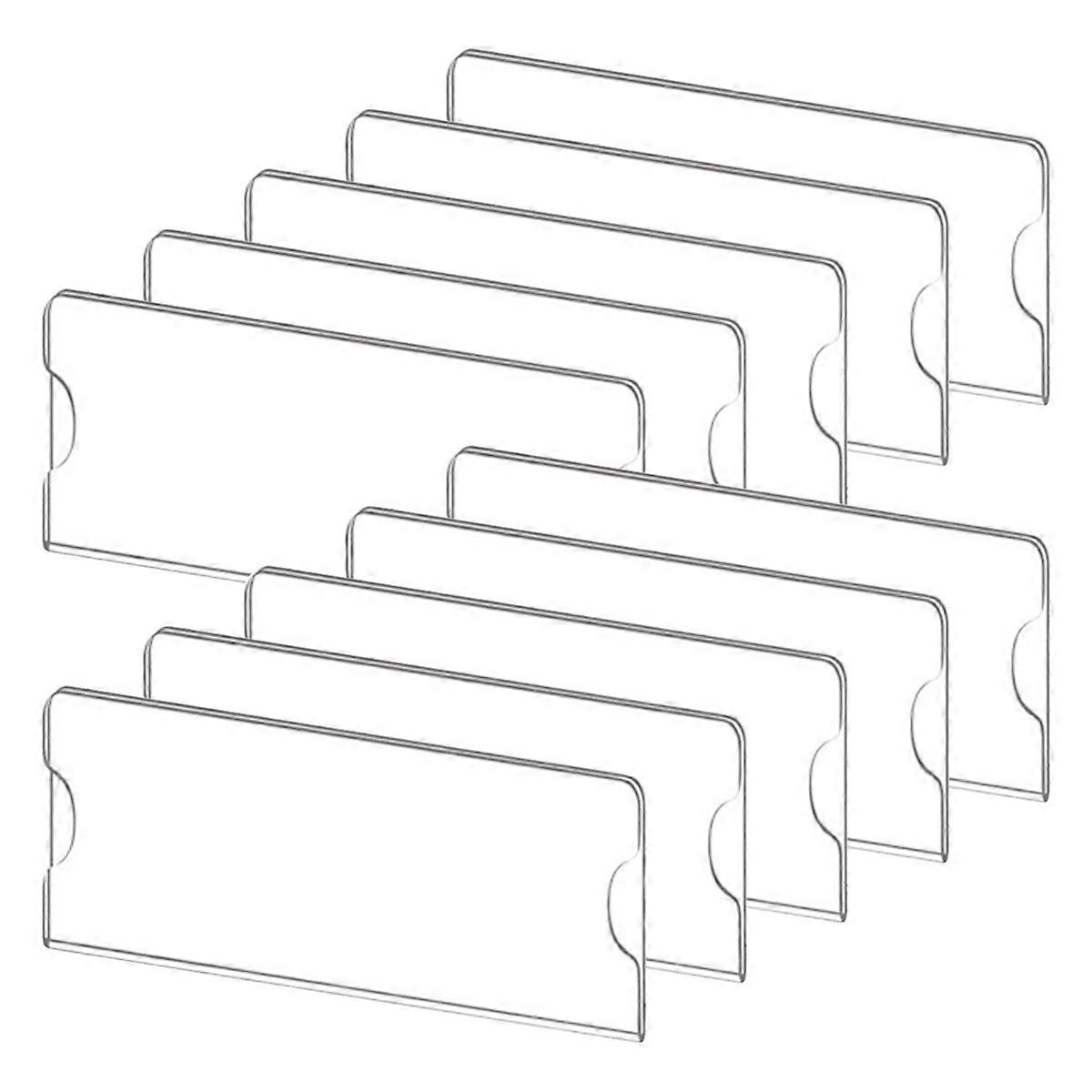 Acrylic Name Plate Holder Premium, 2X8 Inch