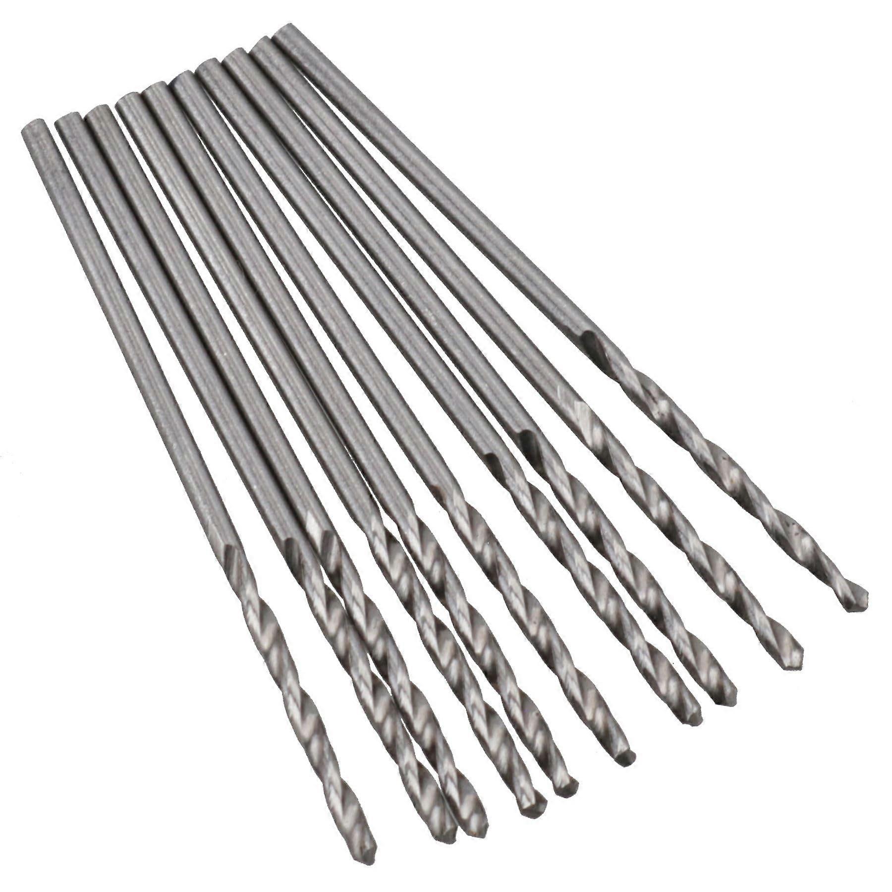 1.0mm HSSG XTRA Metric Drill Bits Set for Metal, Iron, Wood, and Plastics - 10 Piece High-Speed Steel Bits