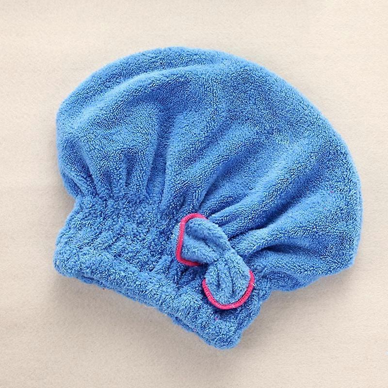 Microfibre Quick Hair Drying Bath Spa Bowknot Wrap Towel Hat Cap For Bath