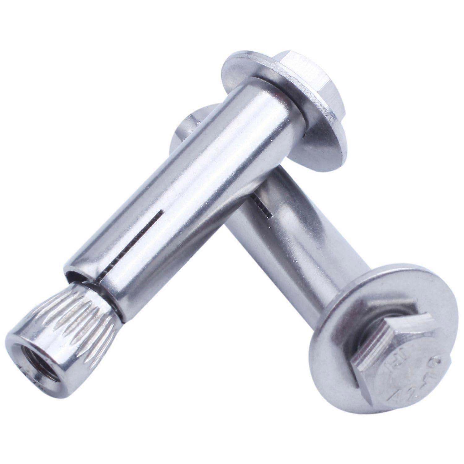 M6x40mm Hex Head Sleeve Expansion Bolt Anchor Screws Set of 5 for Heavy-Duty Wall and Floor Installations