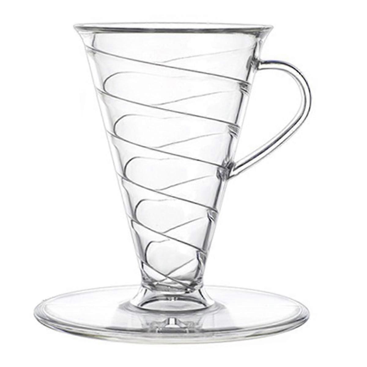 Filter Cup Coffee Filter Spiral Hand Brewed Coffee Filter Cup B