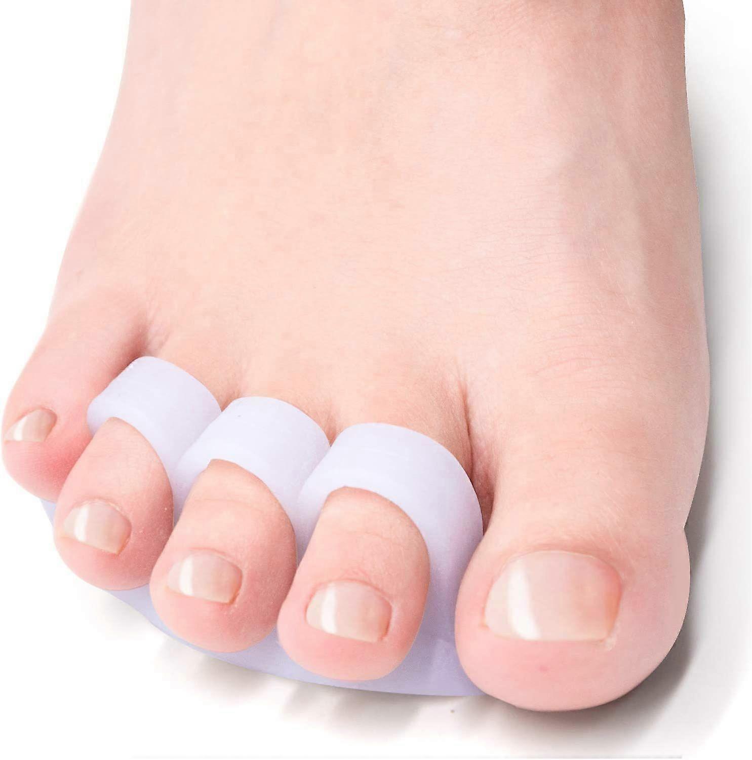 Hammer Toe Crests Pads Gel Toe Straightener Cushion Support Pain Relief for Hammer Toe, Overlapping Toes, Curled Toe-D
