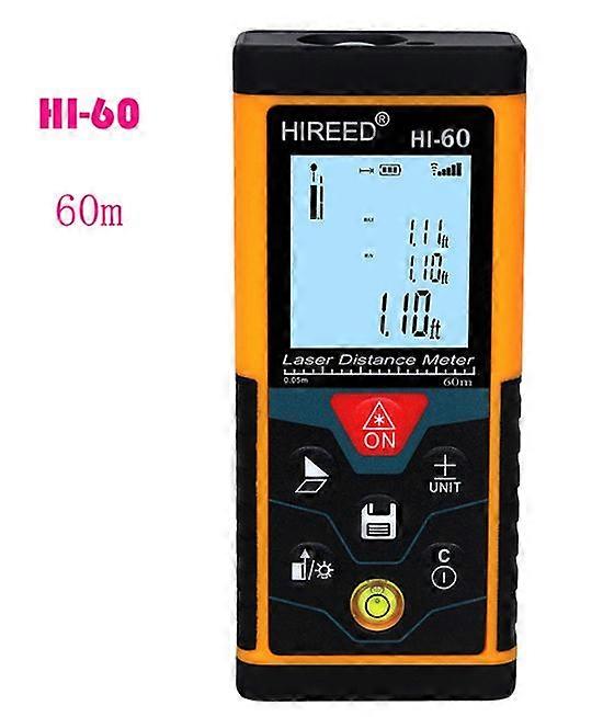 HIREED 40M 120M 100M Digital rangefinder trena laser tape range finder build measure device ruler test   laser distance meter