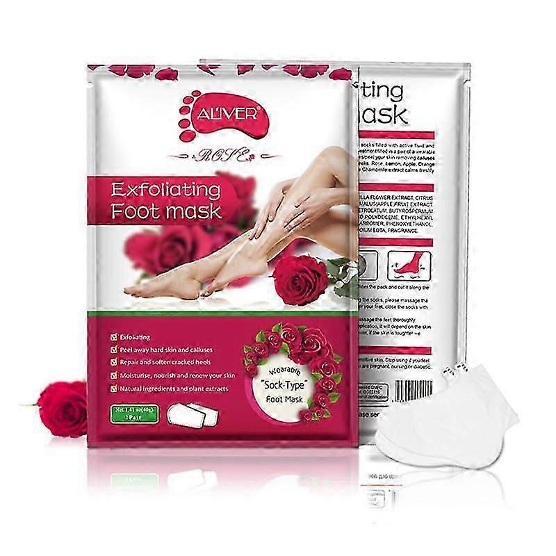 2pcs/Bag Feet Mask Sock Peeling Moisturizing Exfoliating Sock Foot Patch