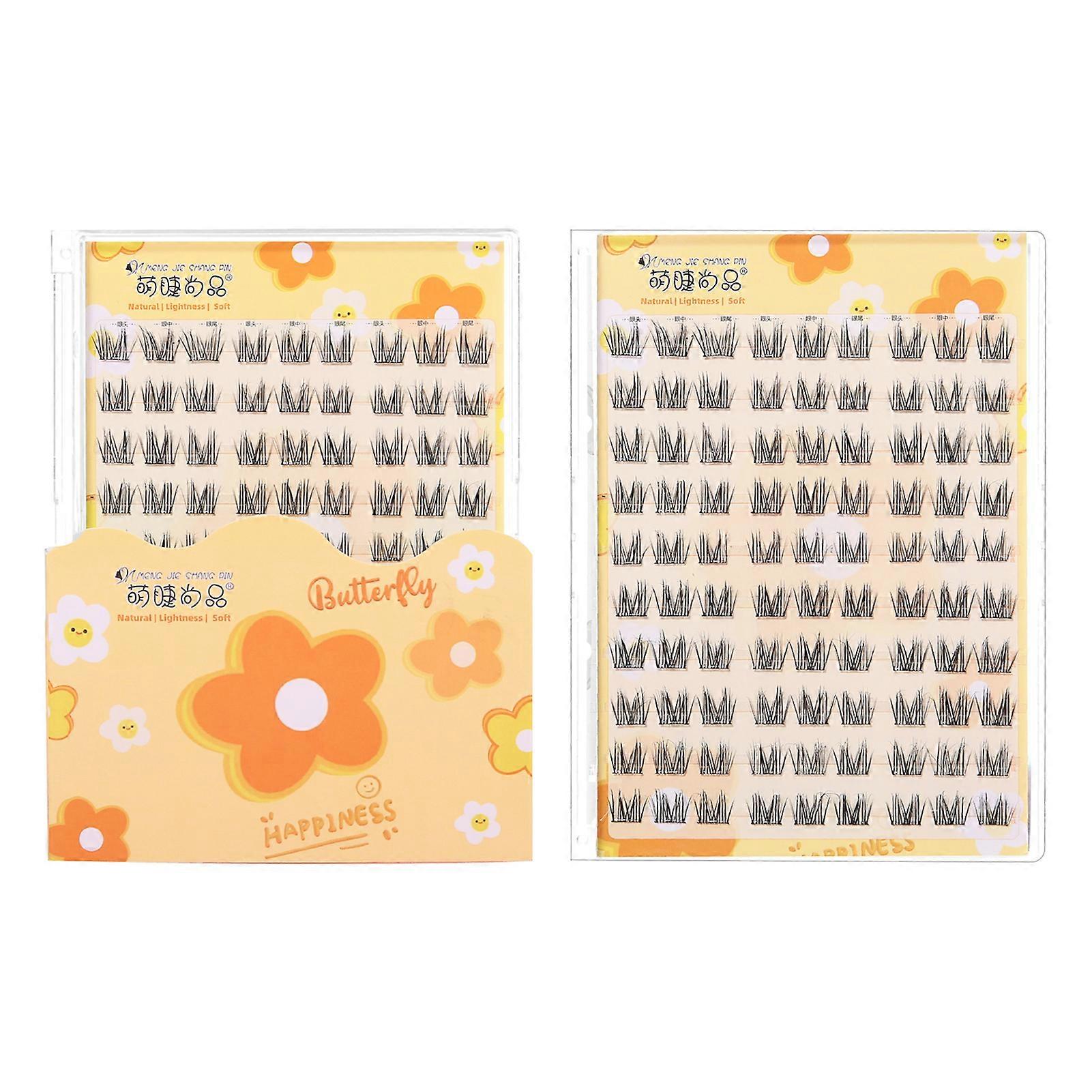 Ultra-Light Reusable Strip Lashes Self Adhesive Lash Clusters Eyelashes