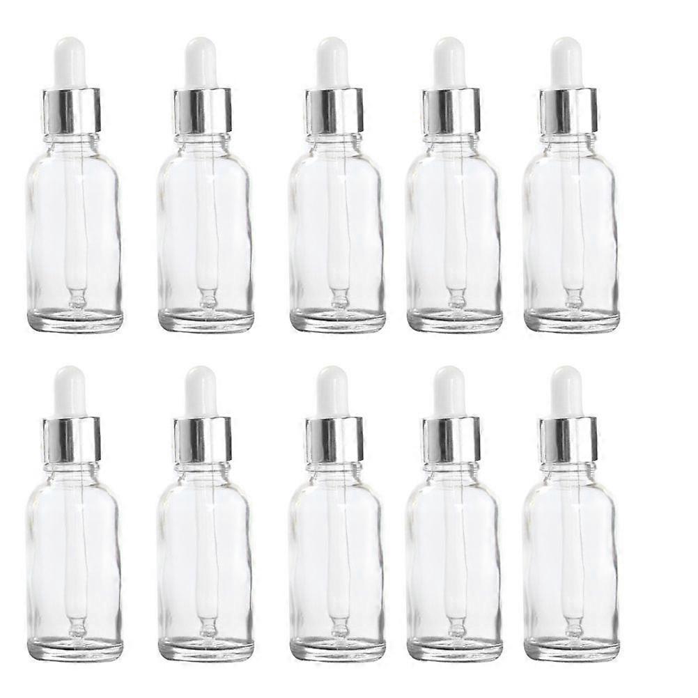 10Pcs Dropper Bottles Refillable Storage Bottles Essential Oil Bottles