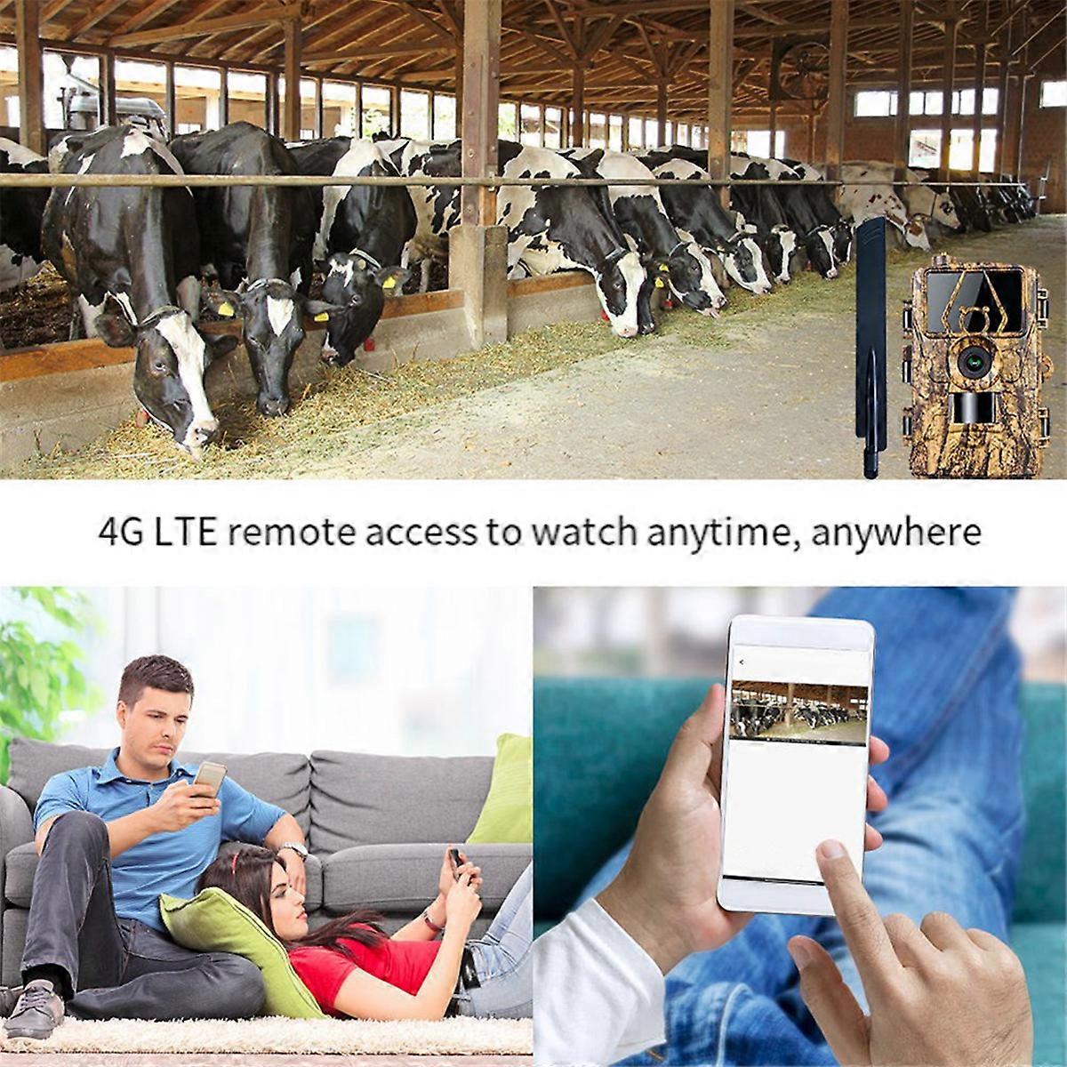4G LIVE Trail Camera APP Control IR Night Vision Hunting Trap Camera