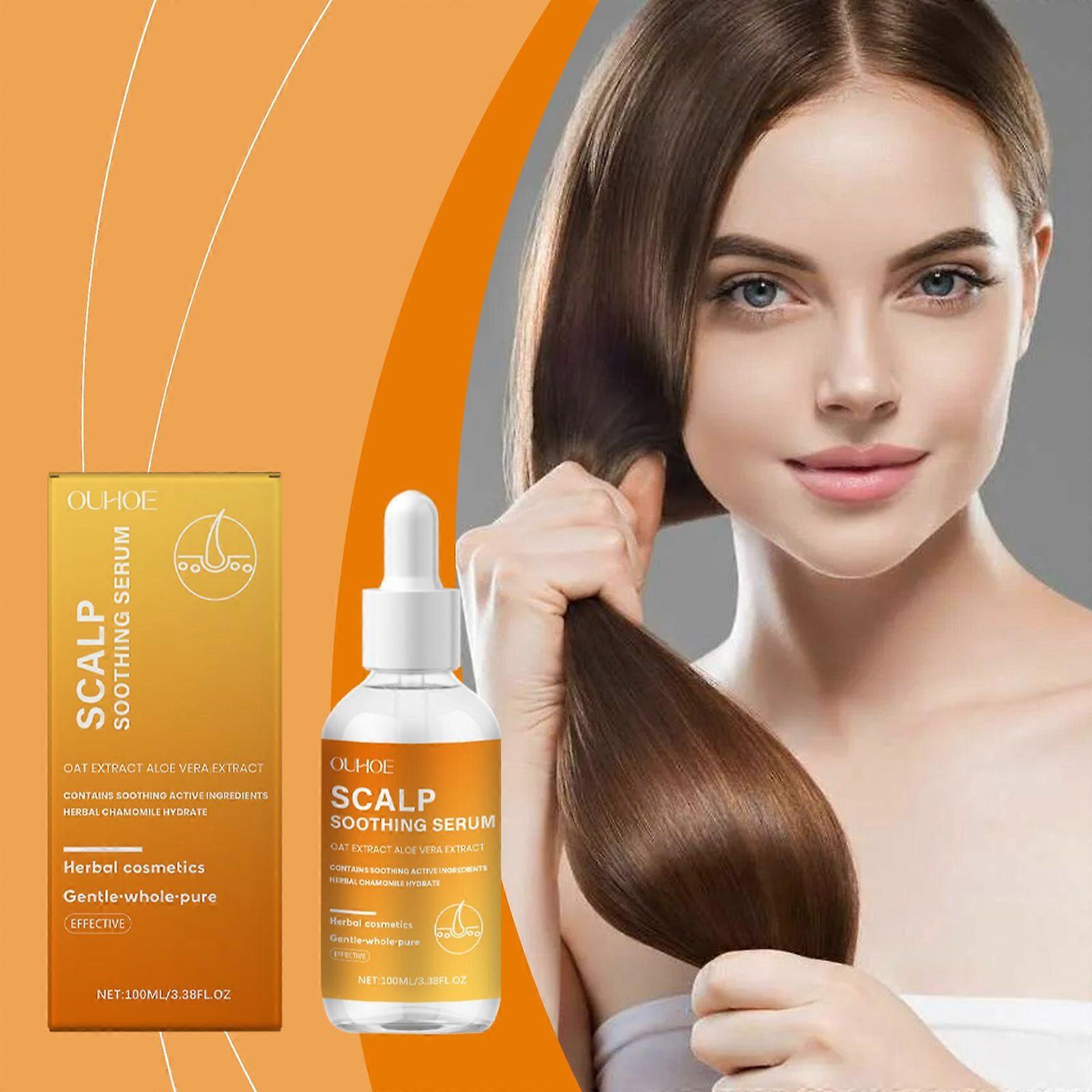 100ml OUHOE Scalp Serum Aloe & Oat Blend for Calm, Moisturized Scalp