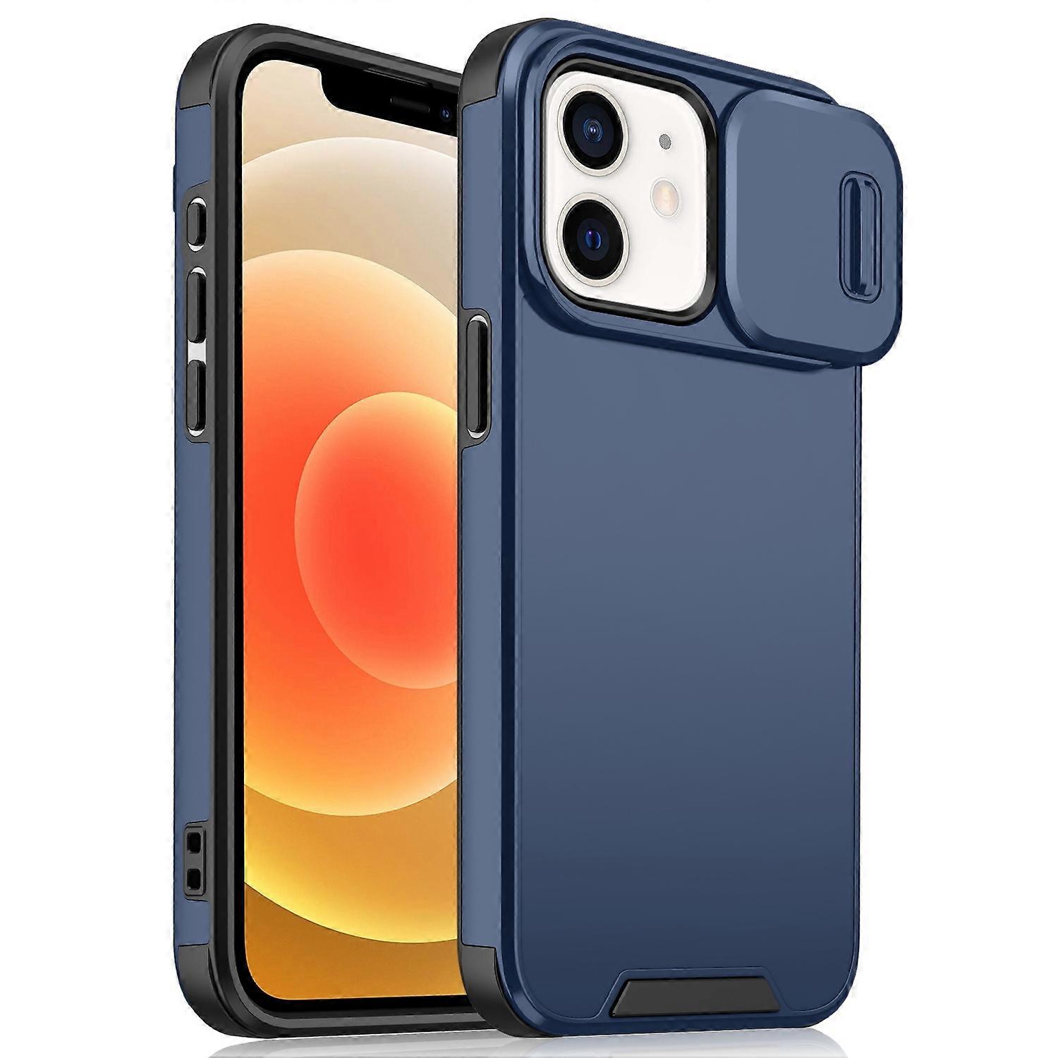 Glidende Camshield TPU + PC-telefondeksel
