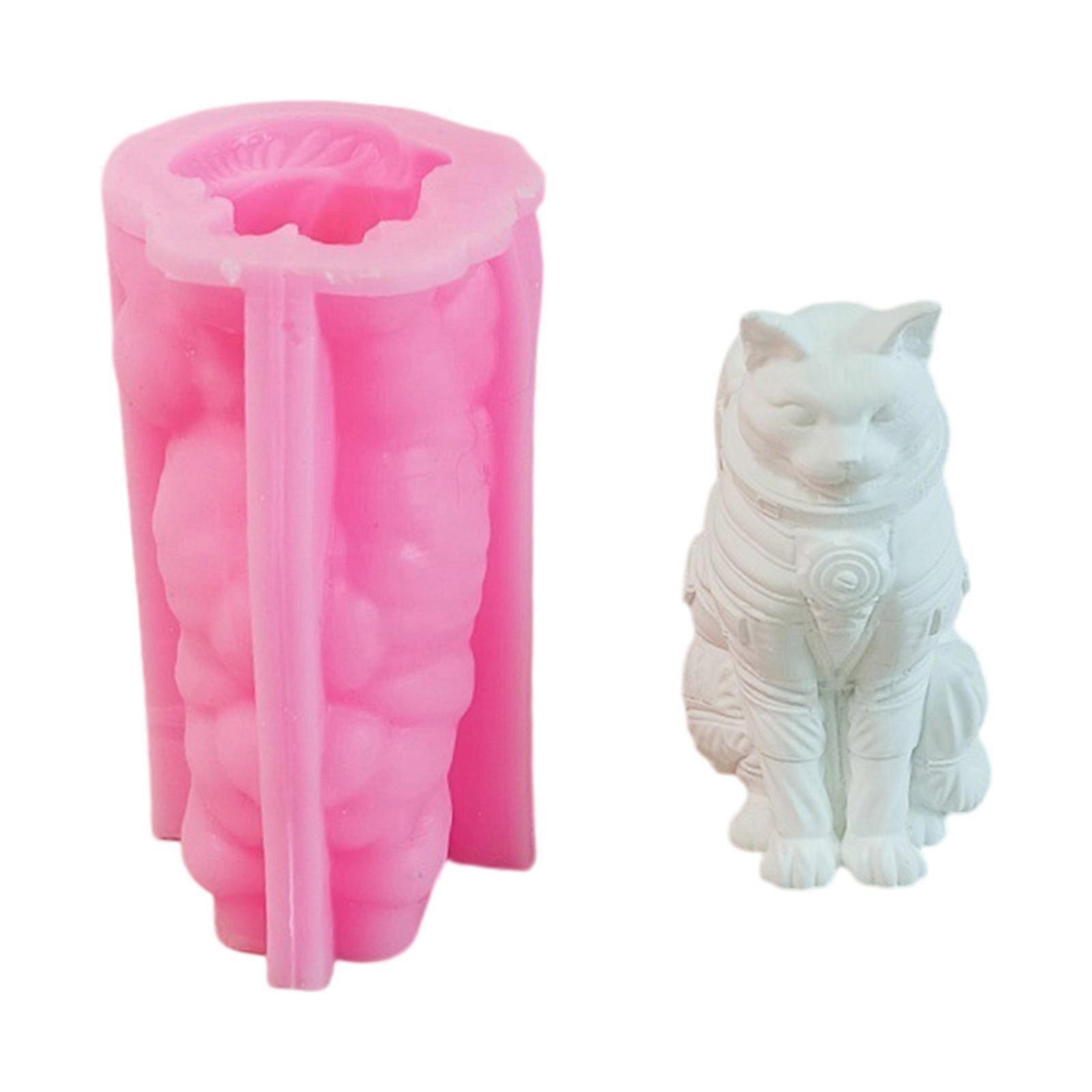 Cats Astronaut Molds Epoxy Resin Molds Castings Molds Silicone Molds Ornament Molds Handmade Plasters Molds Baking Molds