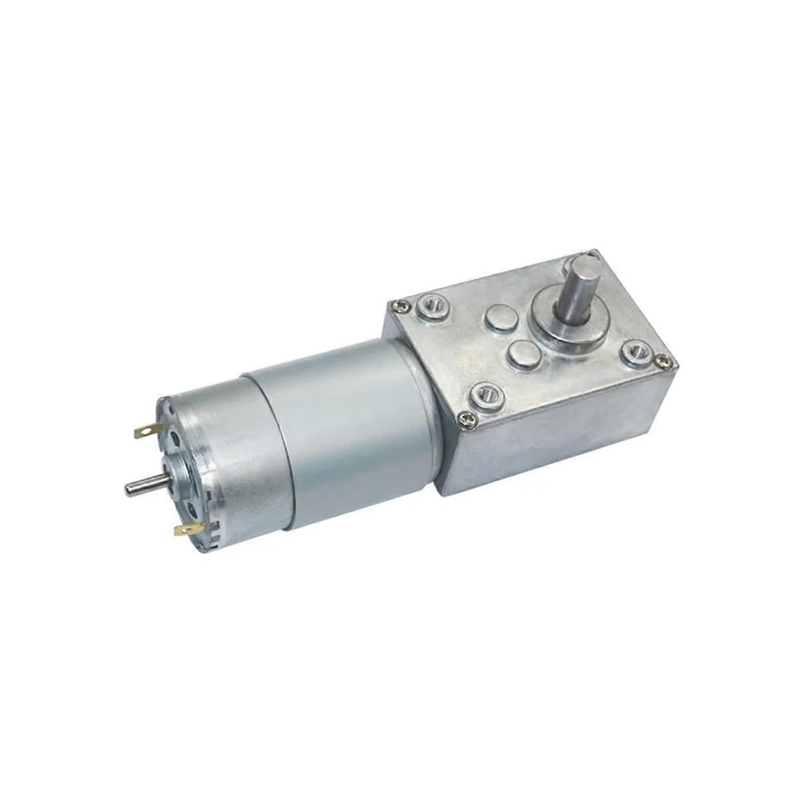 24V High Torque DC Worm Helical Gear Motor, 16 RPM, Industrial-Grade, For Robotics And Automation