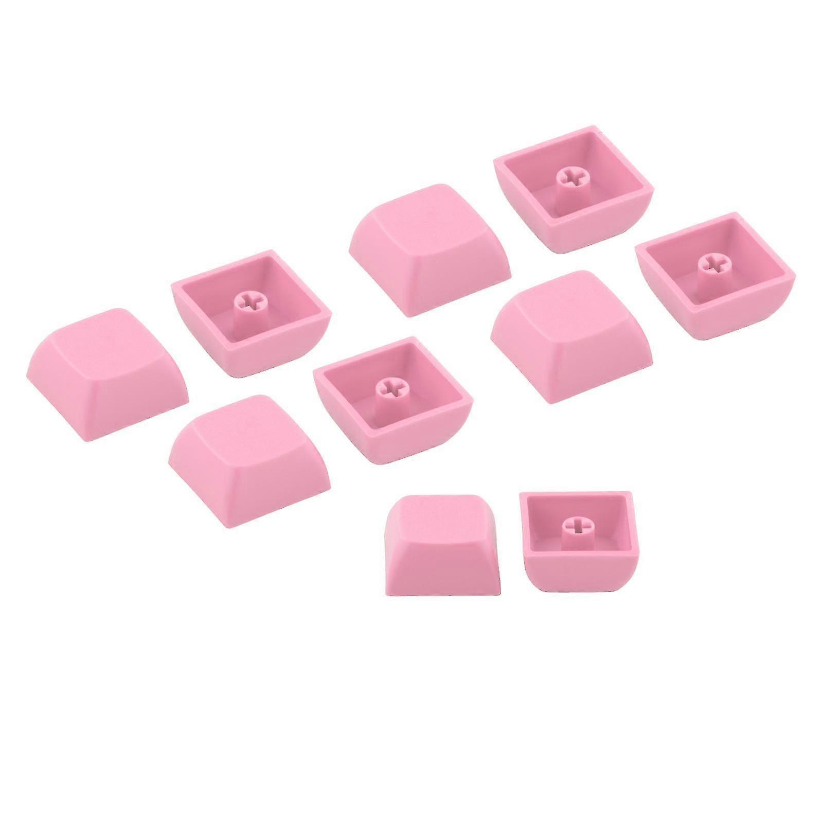 Thick PBT Set Keycap Set Replacement Parts for Mechanical Keyboard-color: Pink